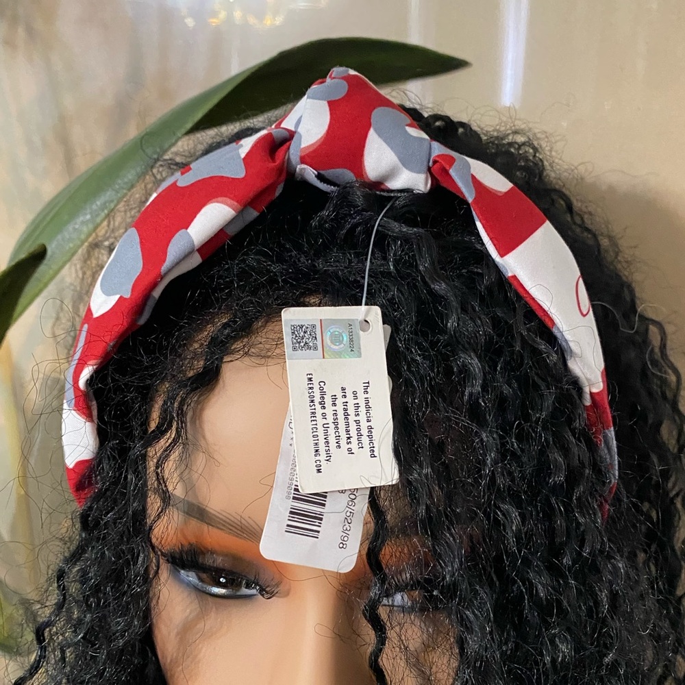 Emerson Street Clothing Co, Red, Gray & White Oklahoma University Headband NWT